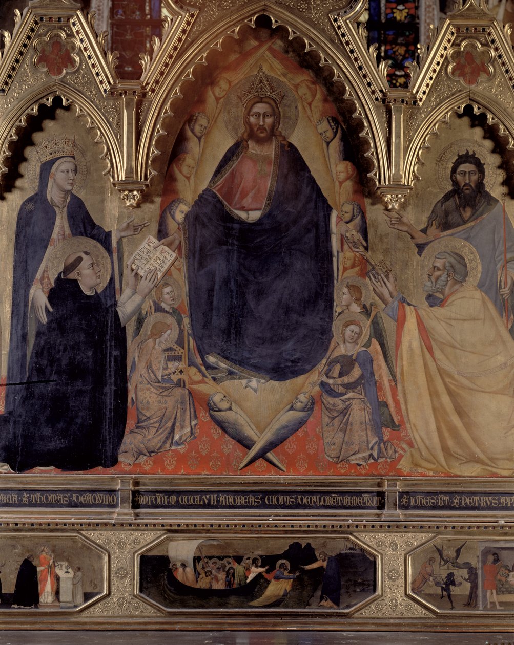 Le Retable Strozzi, 1357 (détail) - Andrea di Cione Orcagna