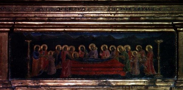 La Madone de la Ceinture (détail) - Andrea di Giusto Manzini