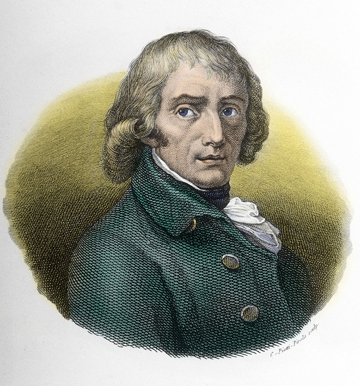 Portrait de Giuseppe Parini (1729-1799), gravure d