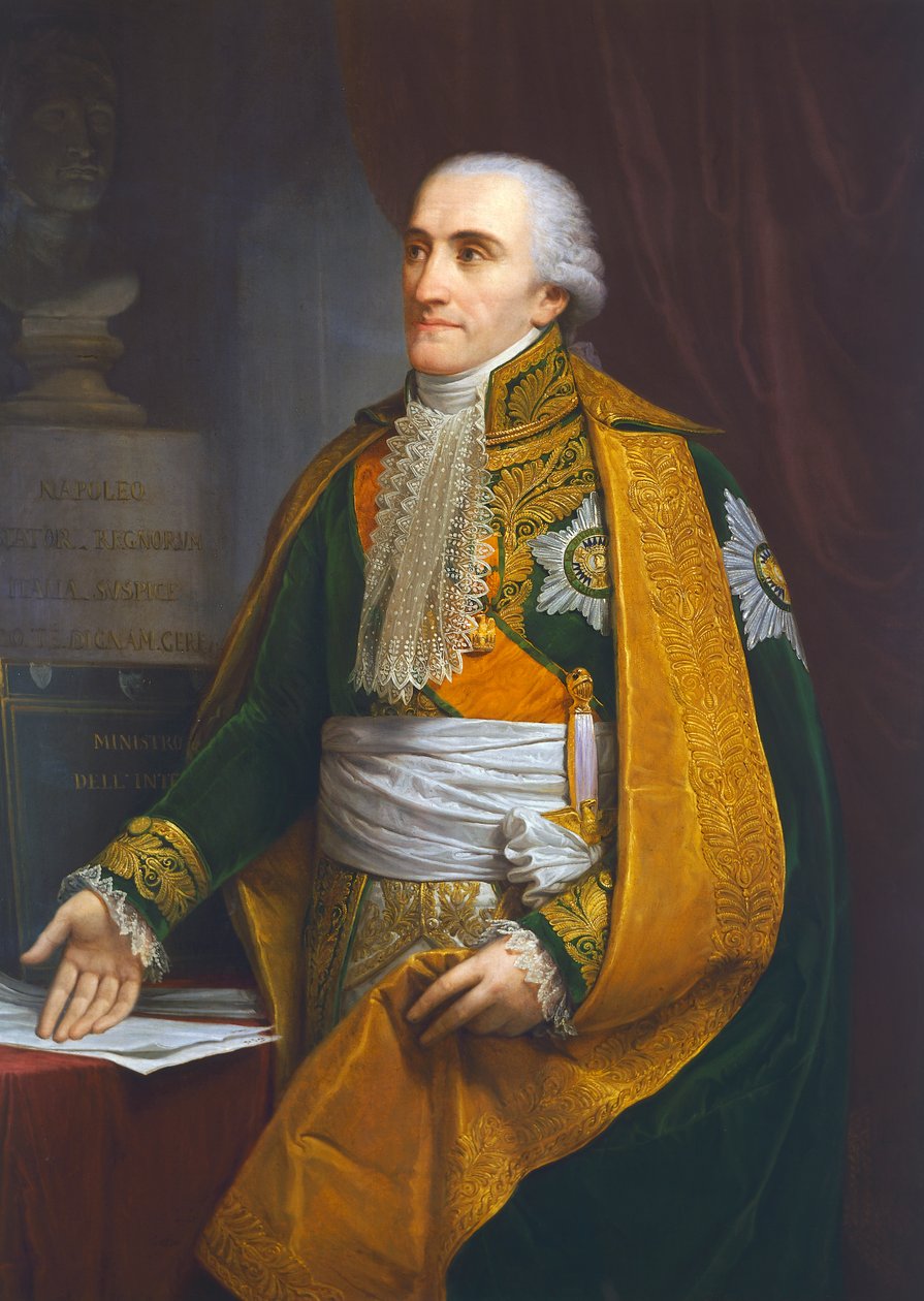 Portrait de Luigi Giuseppe Arborio di Gattinara (1754-1828), Marquis de Breme, Ministre de l