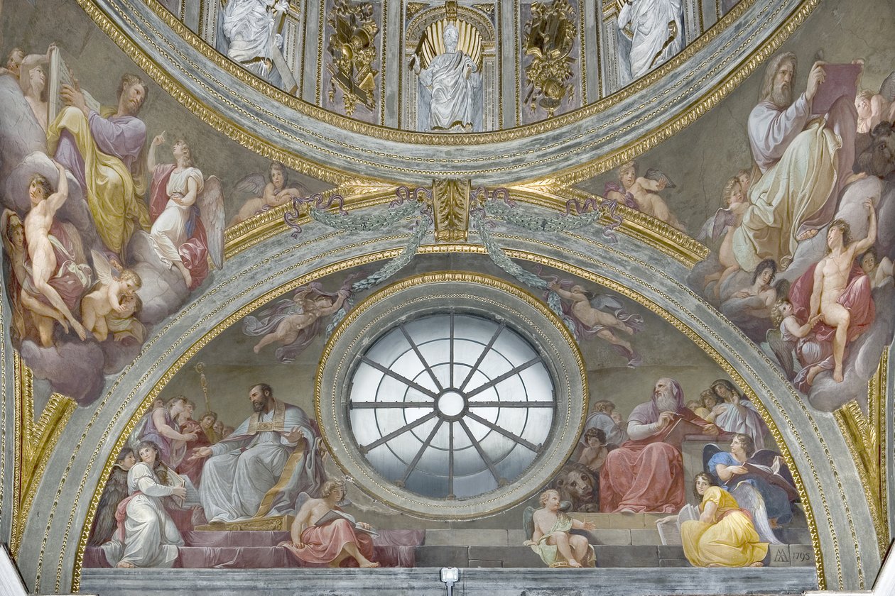 Saint Augustin et Saint Jérôme, 1792-95 - Andrea the Elder Appiani