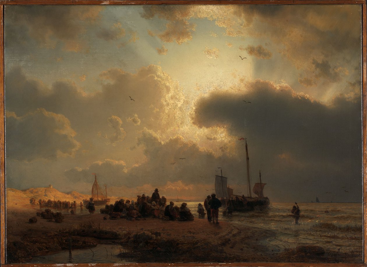 Plage près de Scheveningen - Andreas Achenbach