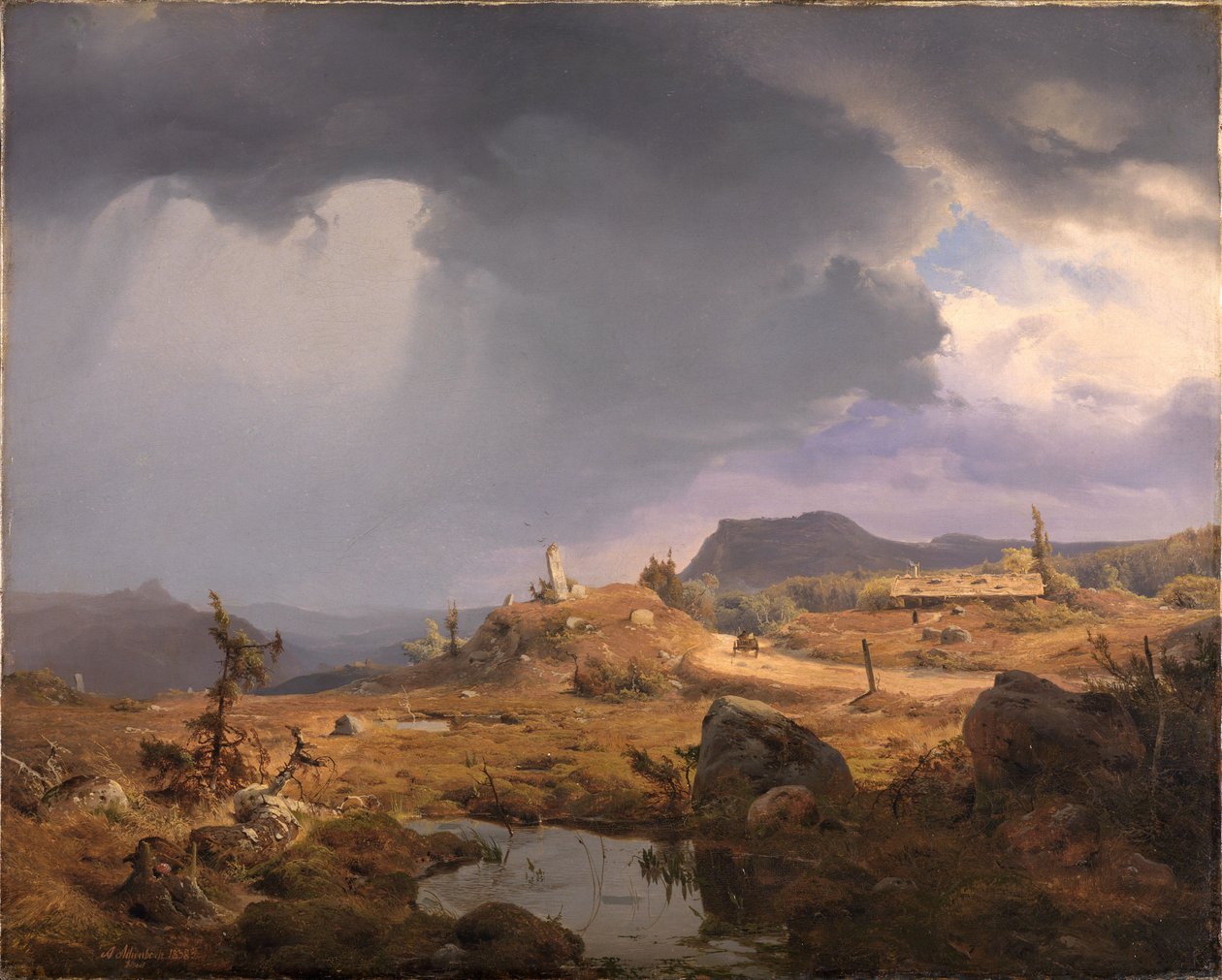 Paysage norvégien - Andreas Achenbach