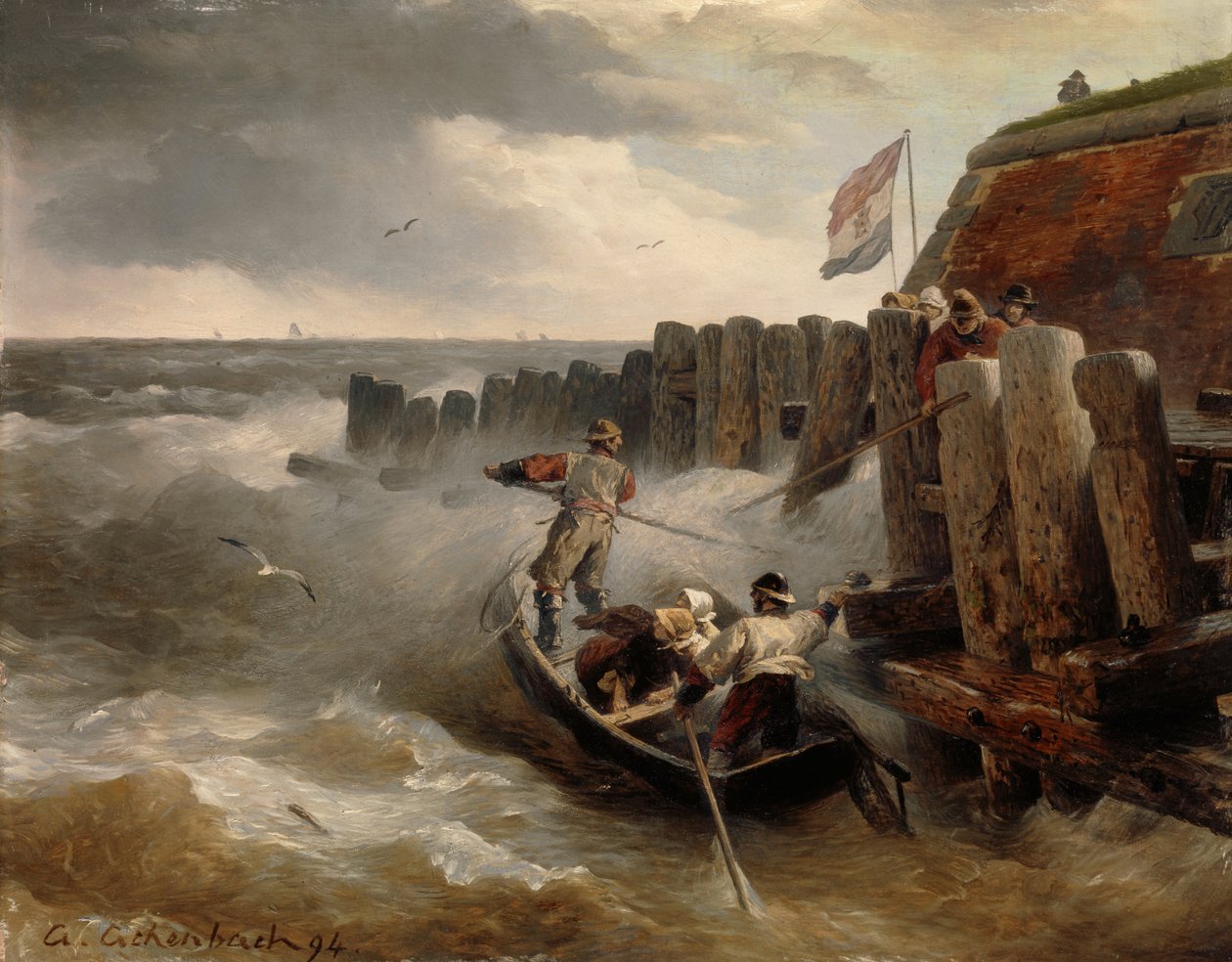 Paysage marin - Andreas Achenbach