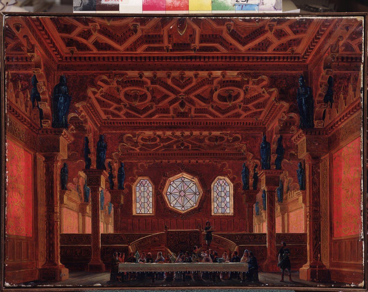 Décor préparatoire pour l