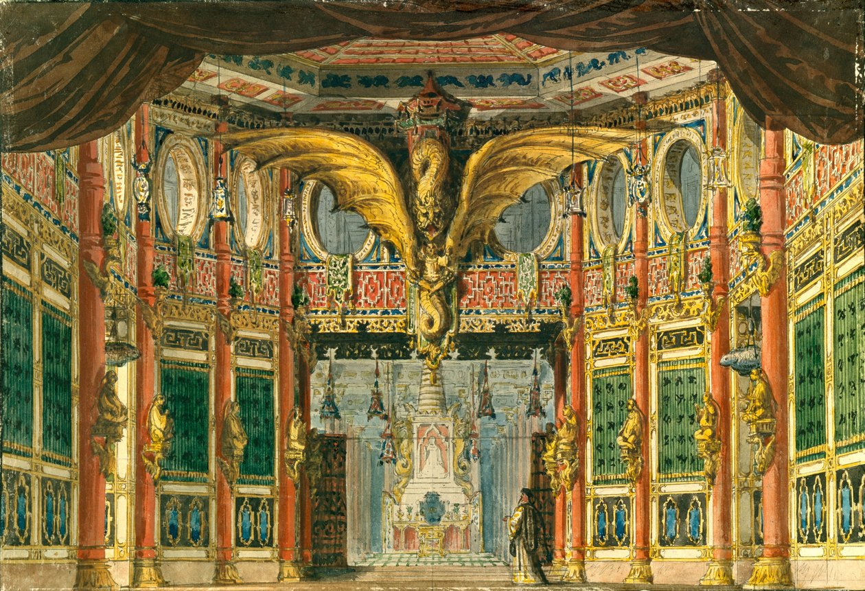 Décor de scène pour l