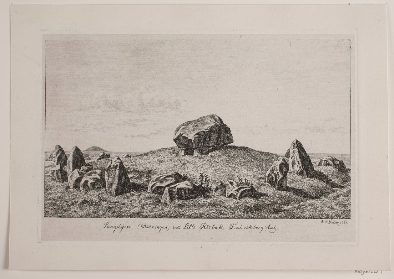 Long dolmen près de Lille Rørbæk - Andreas Peter Madsen