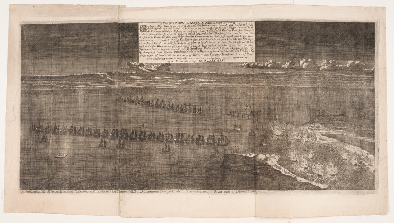 La bataille navale de Rügen. Septembre 1712 - Andreas Reinhardt