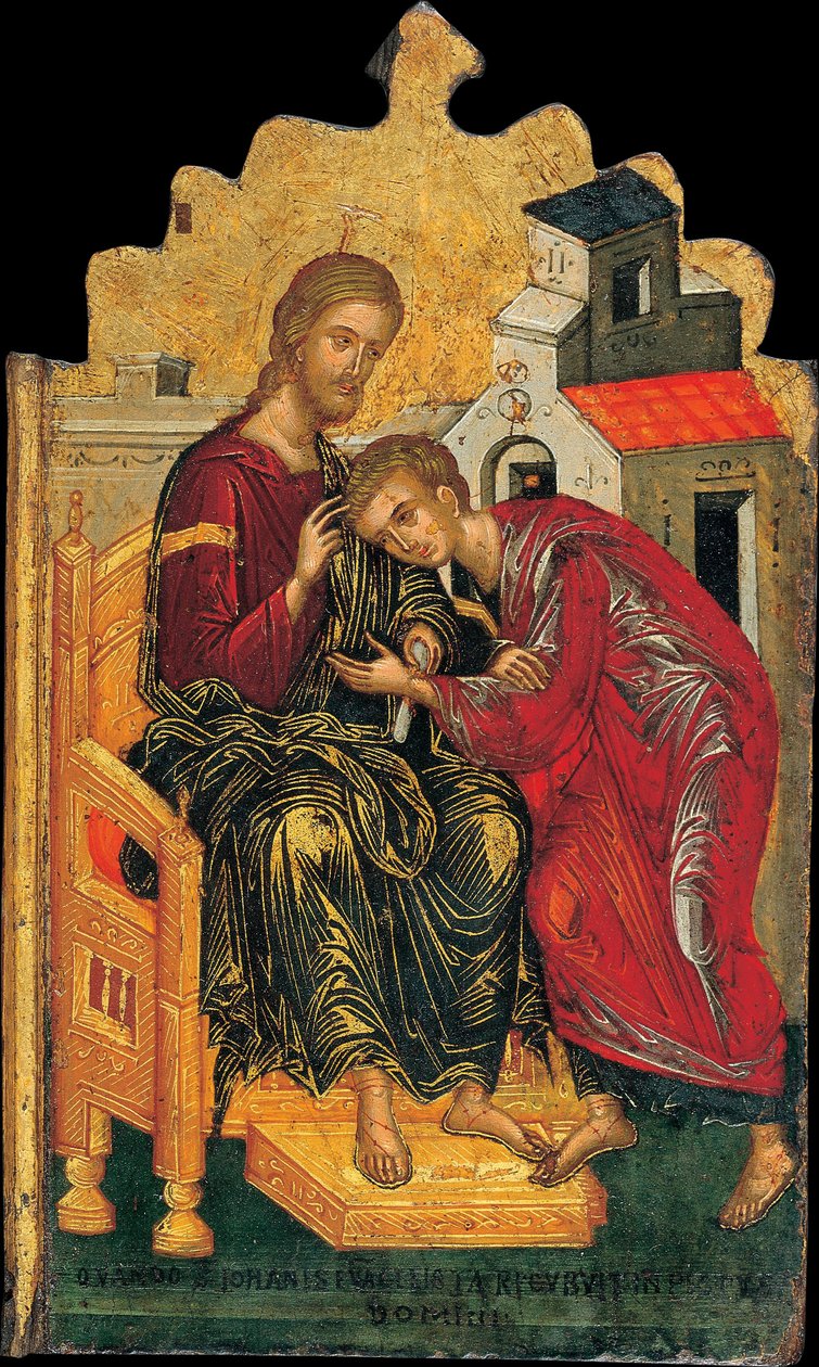 Christ donnant la bénédiction à Jean l