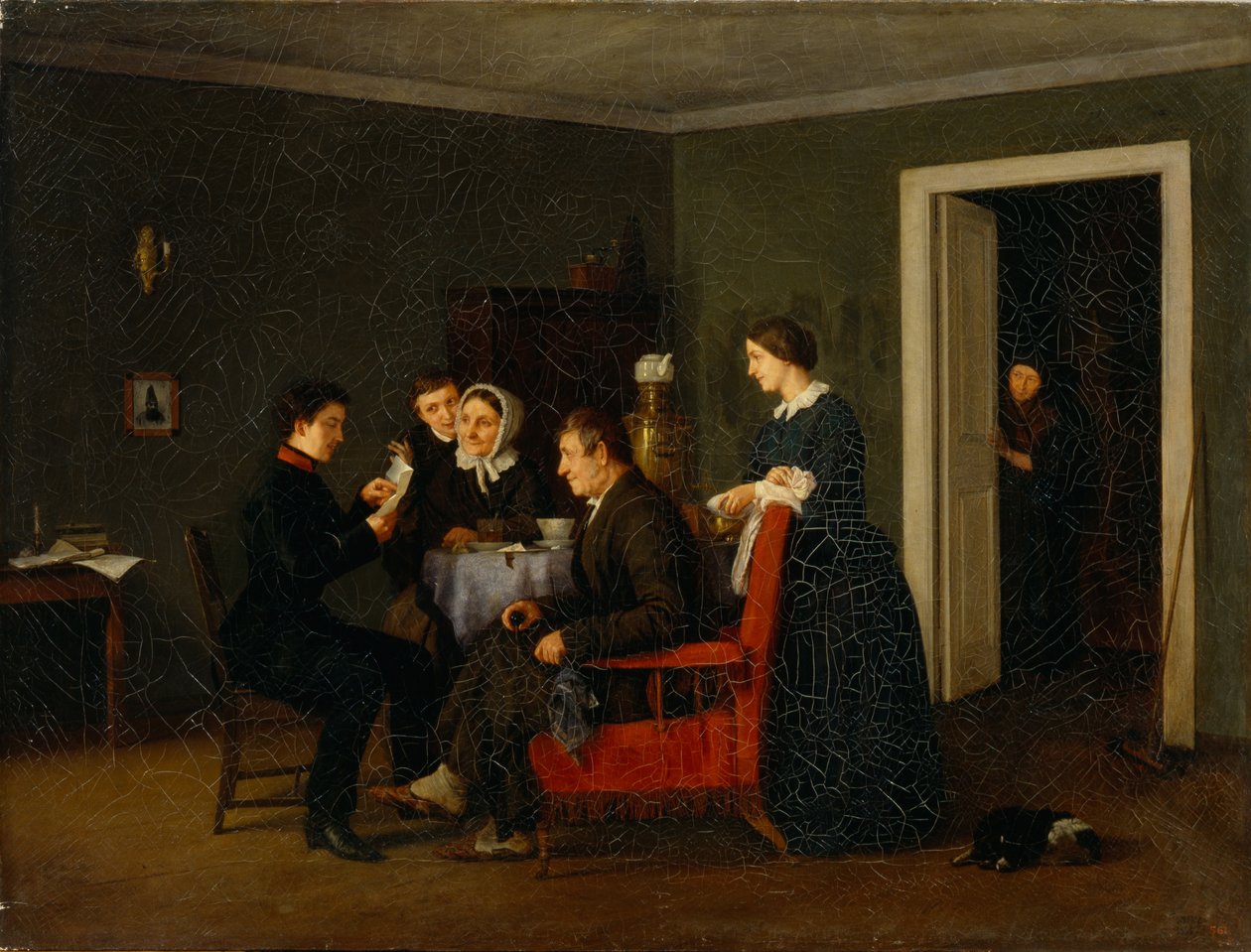 Lettre joyeuse, 1858 - Andrei Andreyevich Popov