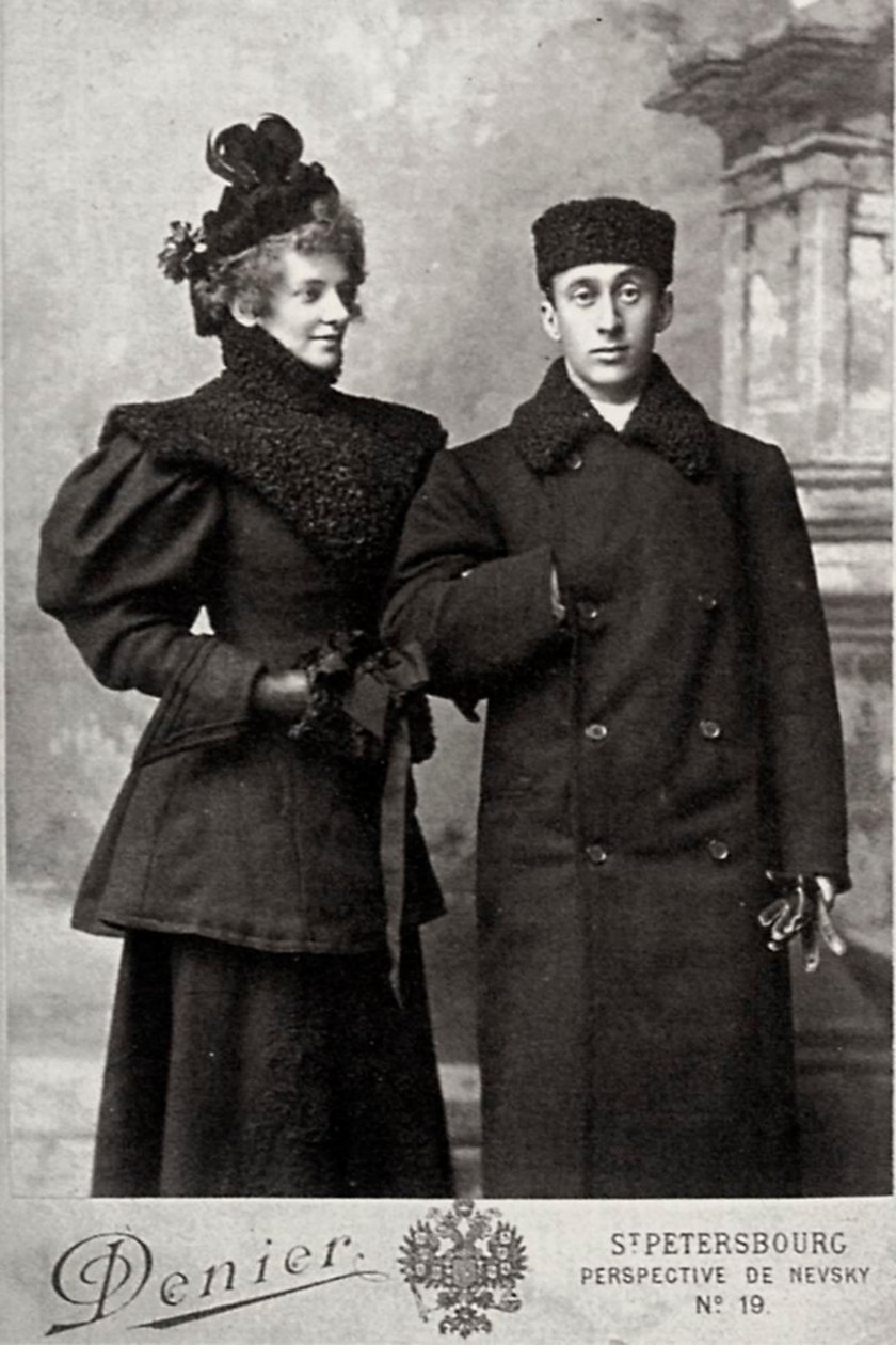 Zinaida Gippius, poète russe, avec l