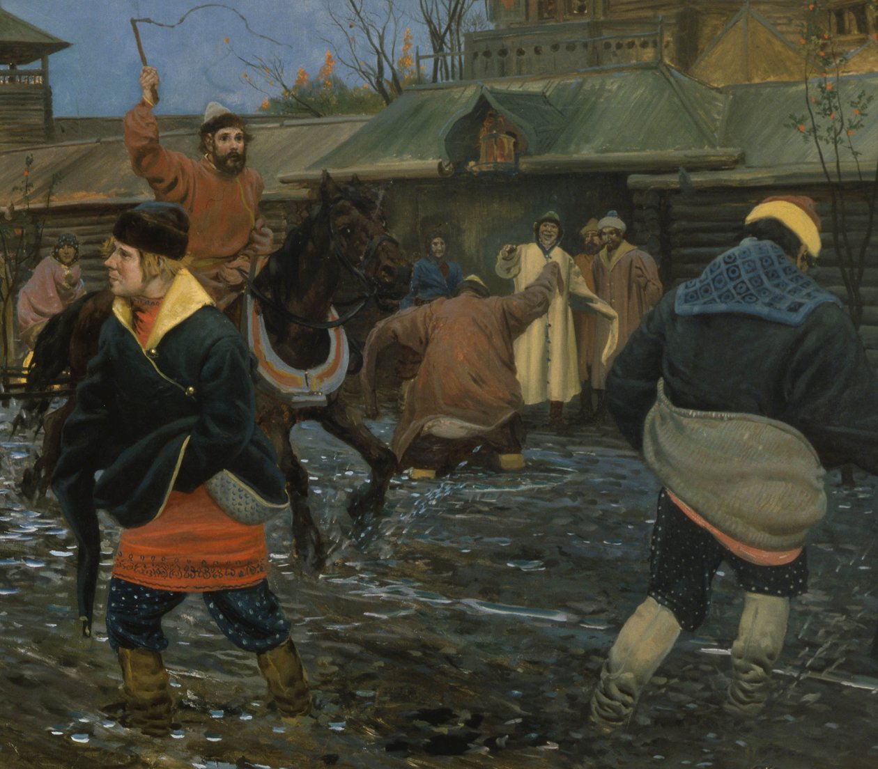 Rue de Moscou au XVIIe siècle lors d