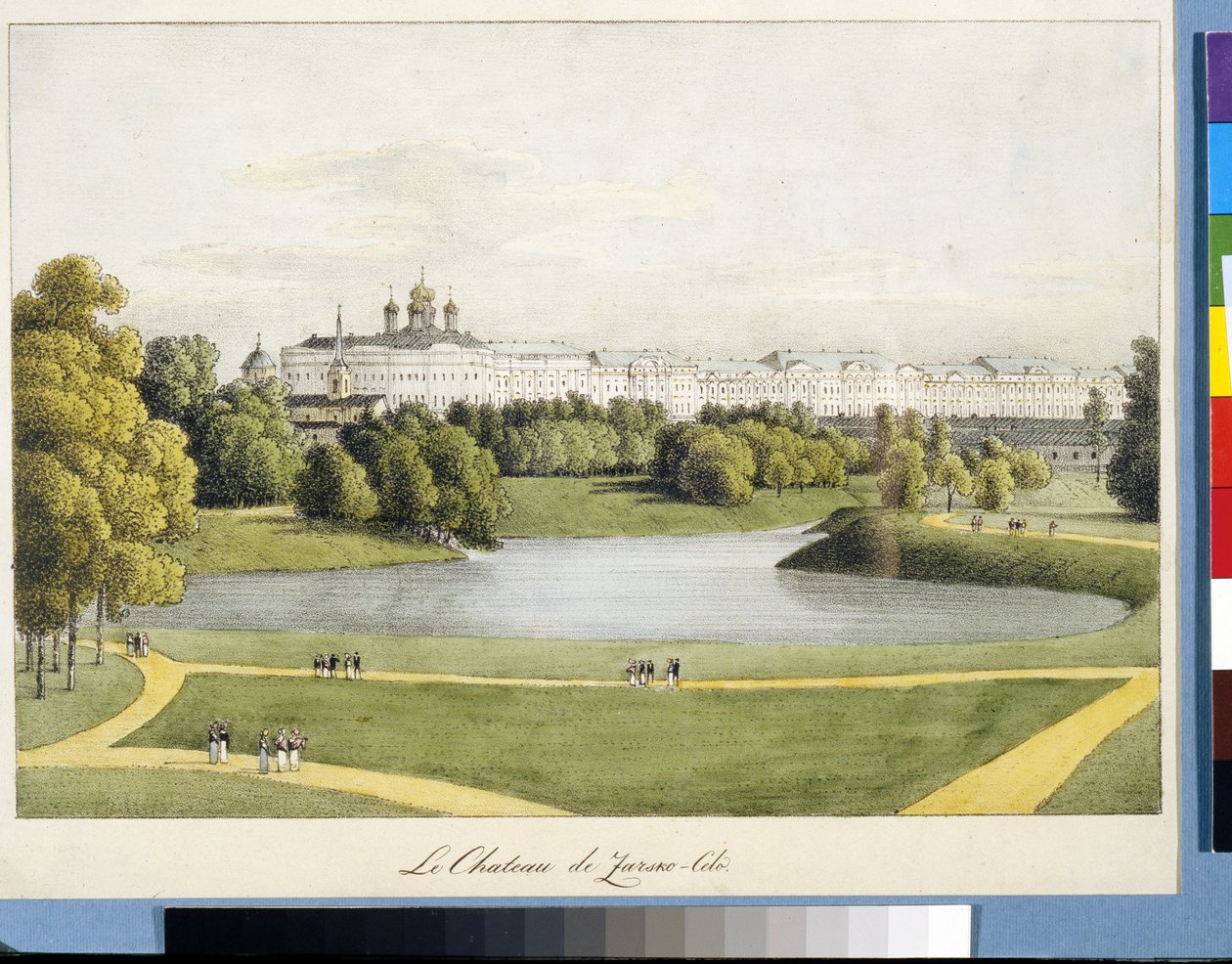 Le palais Catherine à Tsarskoïe Selo - Andrei Yefimovich Martynov