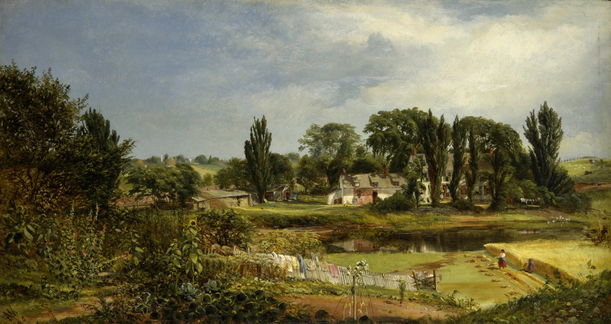 Ferme de Long Island, étude de la nature - Andrew W. Warren
