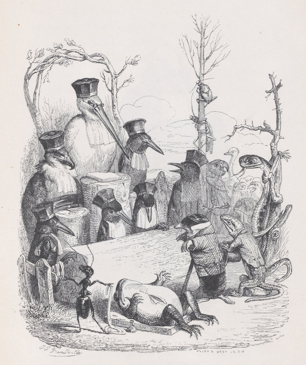 Plus nous avançons, moins nous pénétrons le mystère horrible dont les malheureux..., vers 1837-1847 - Andrew Best Leloir