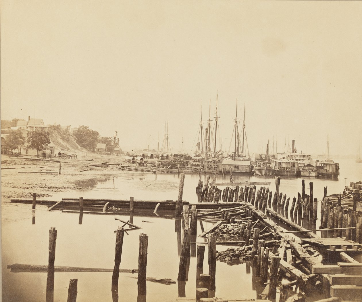 City Point, Virginie, c.1861-1865 - Andrew Joseph Russell