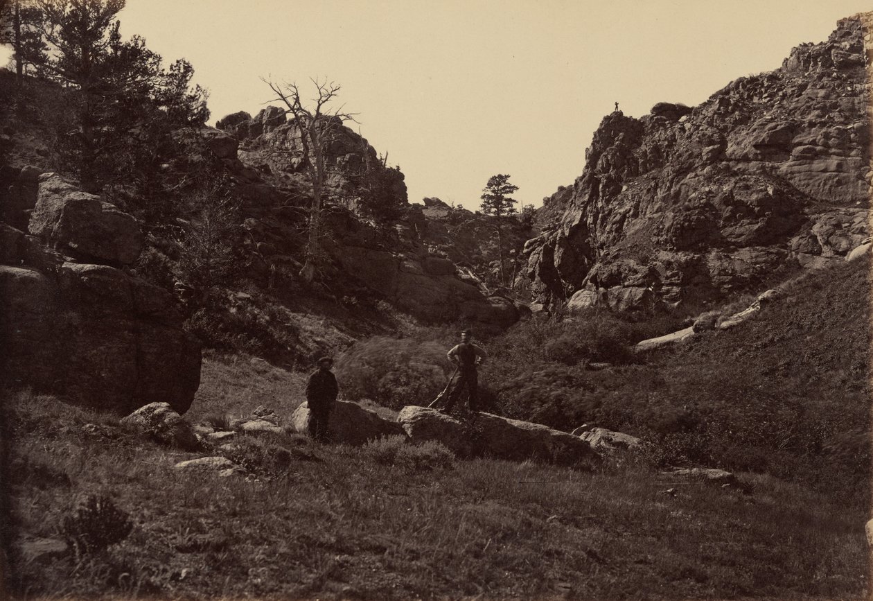 Planche 10. Porte du Diable, Canon de Dale Creek, 1869 (photo) - Andrew Joseph Russell