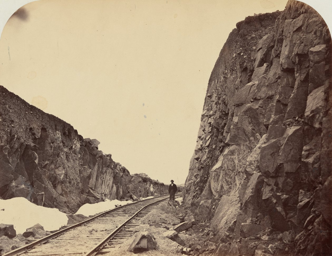 Planche 1. Coupe de Carmichael, Granite Canon, 1869 (photo) - Andrew Joseph Russell
