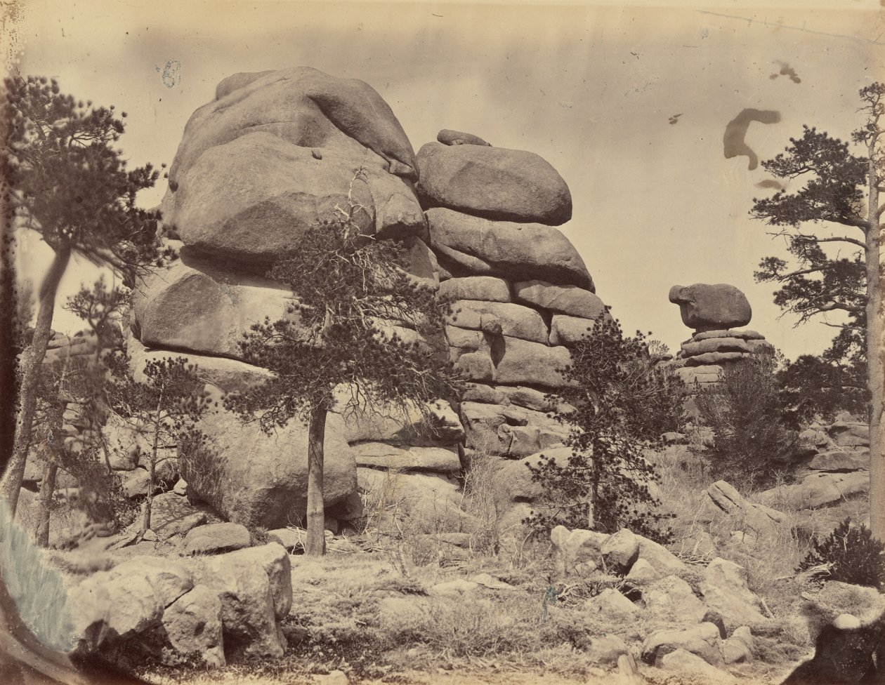 Planche 3. Granite Rock, près de Beaufort Station, 1869 (photo) - Andrew Joseph Russell