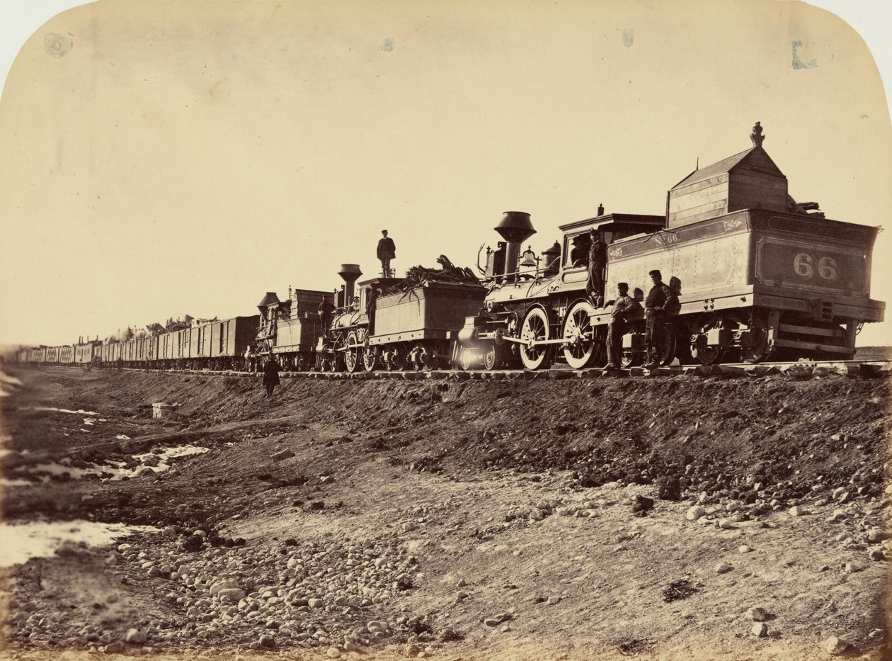 Planche 44. Train de construction du général Casement - Andrew Joseph Russell