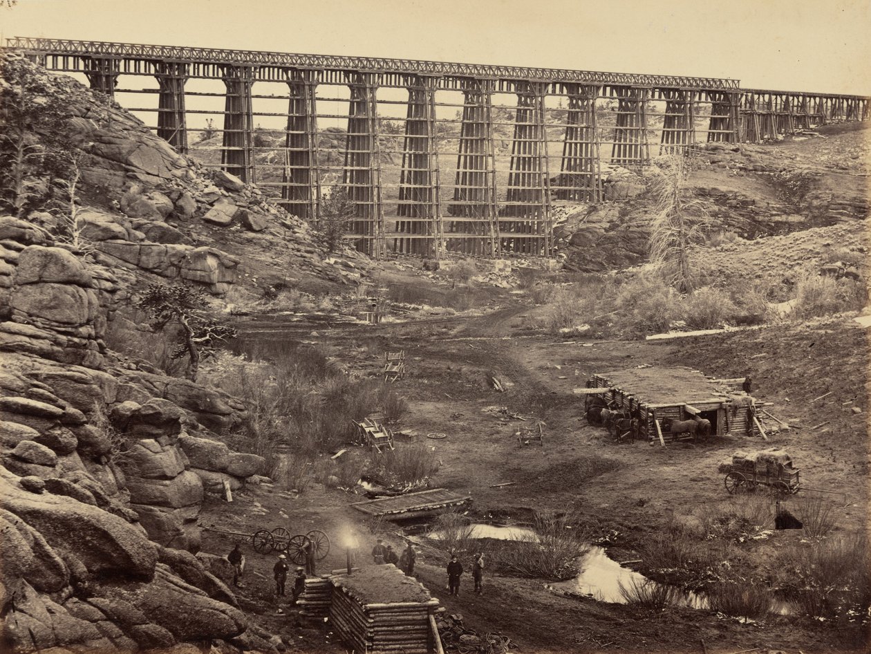 Planche 8. Pont de Dale Creek, vu d