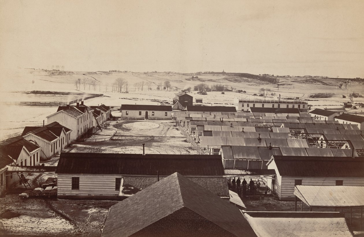 Hôpital Sickel, vue vers le séminaire de Fairfax, Alexandria, Virginie - Andrew Joseph Russell