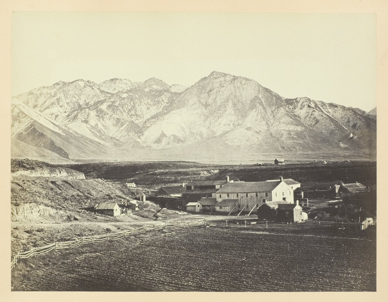 Chaîne de montagnes Wasatch des Rocheuses, depuis l