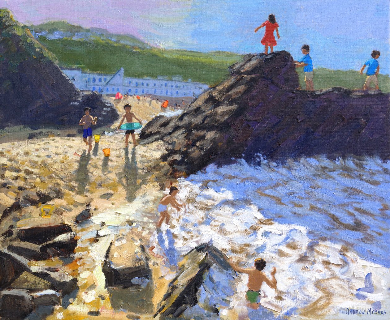 Escalade sur les rochers, St Ives - Andrew Macara