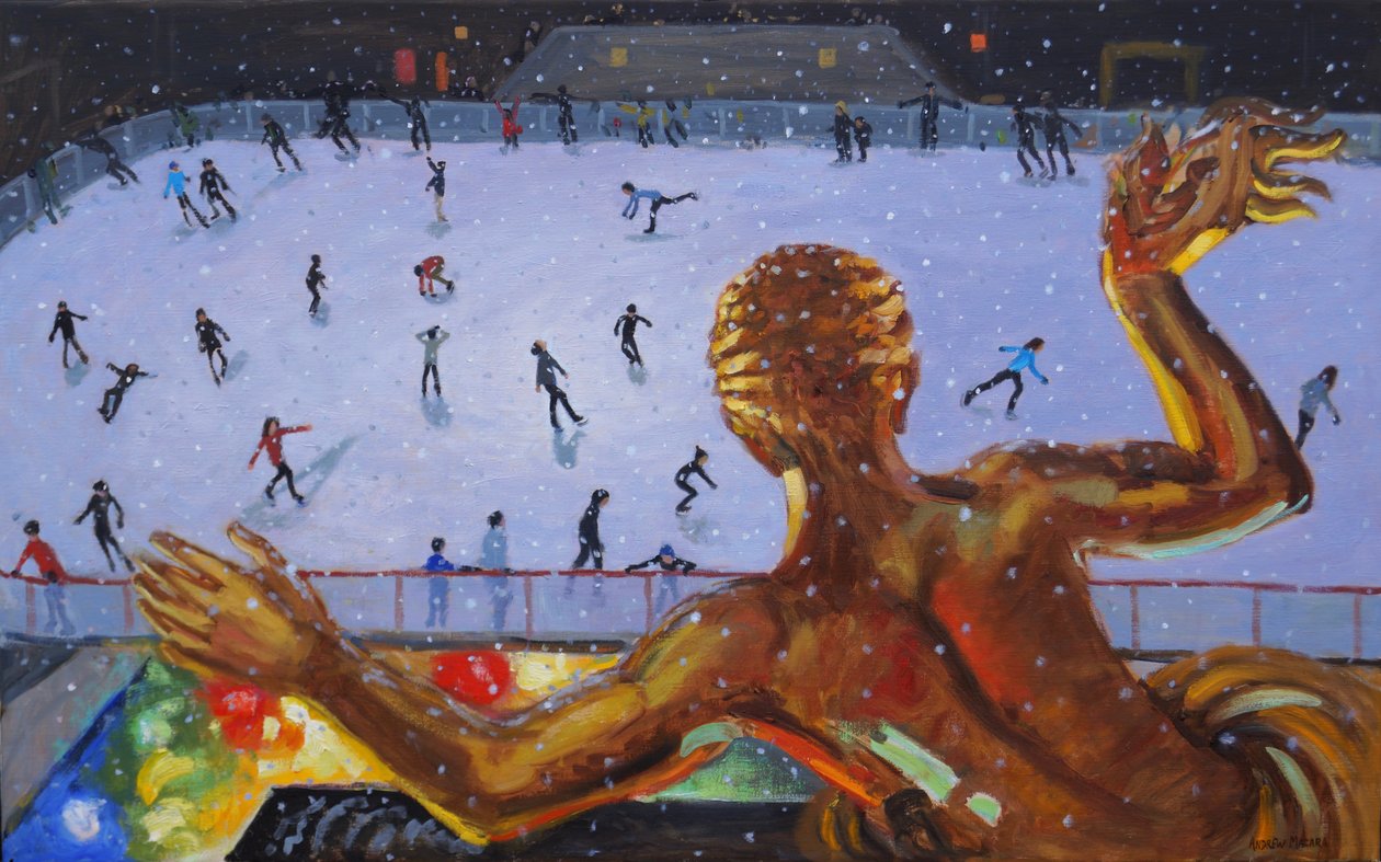 Prométhée, Patinoire Rockefeller, New York, 2018 - Andrew Macara