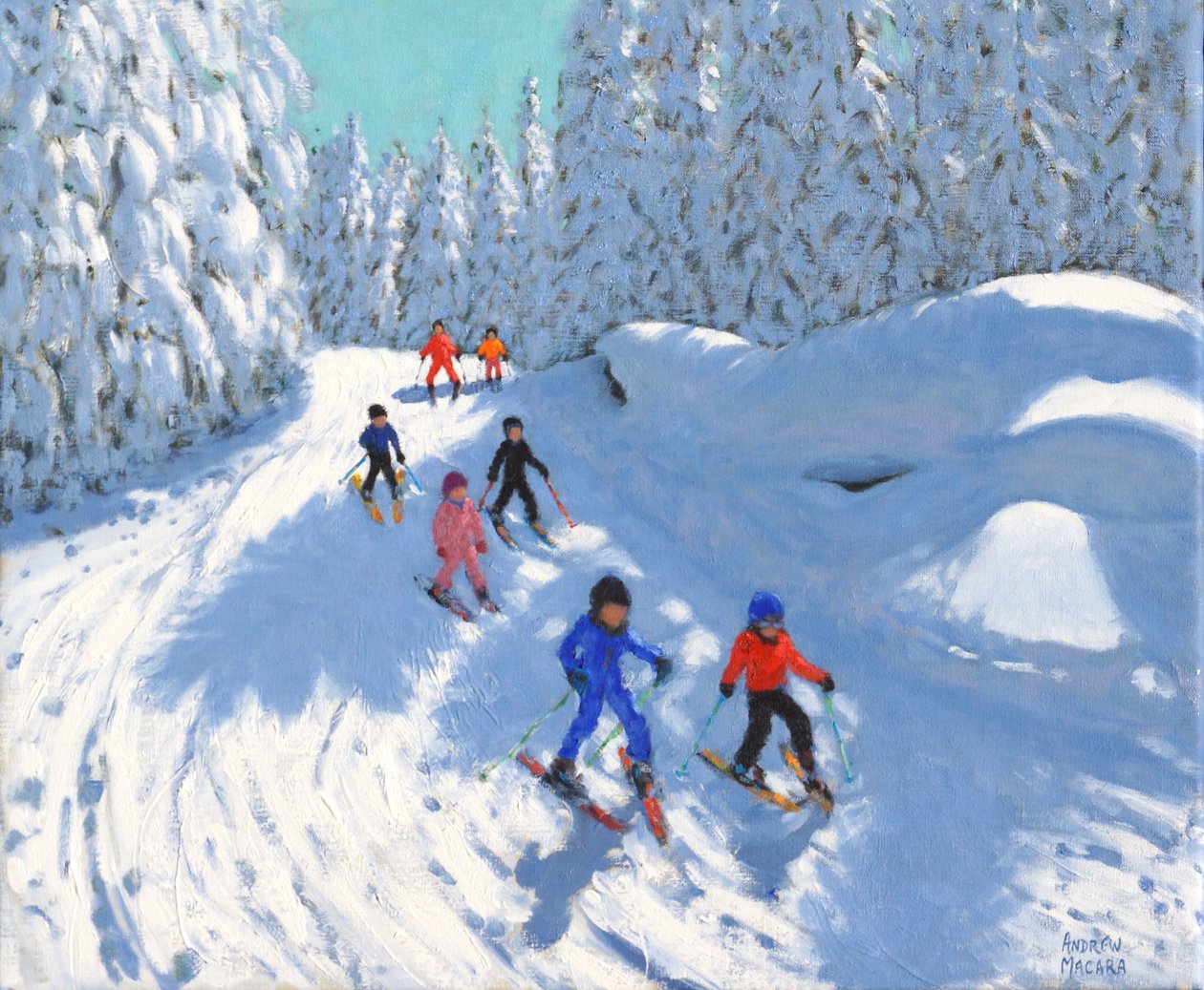 Descente de la piste, Courchevel - Andrew Macara