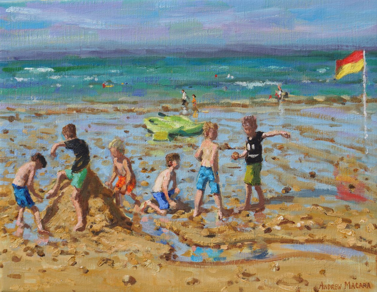 Le château de sable, Wells-next-the-sea, Norfolk, 2019 - Andrew Macara