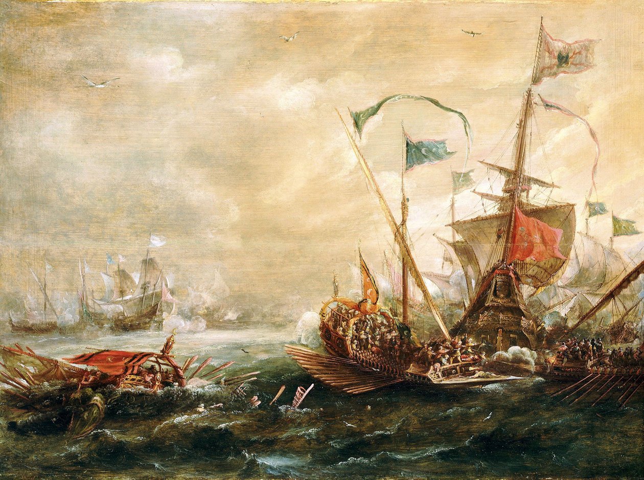 Engagement espagnol avec des pirates barbaresques, première moitié du 17e siècle - Andries van Eertvelt