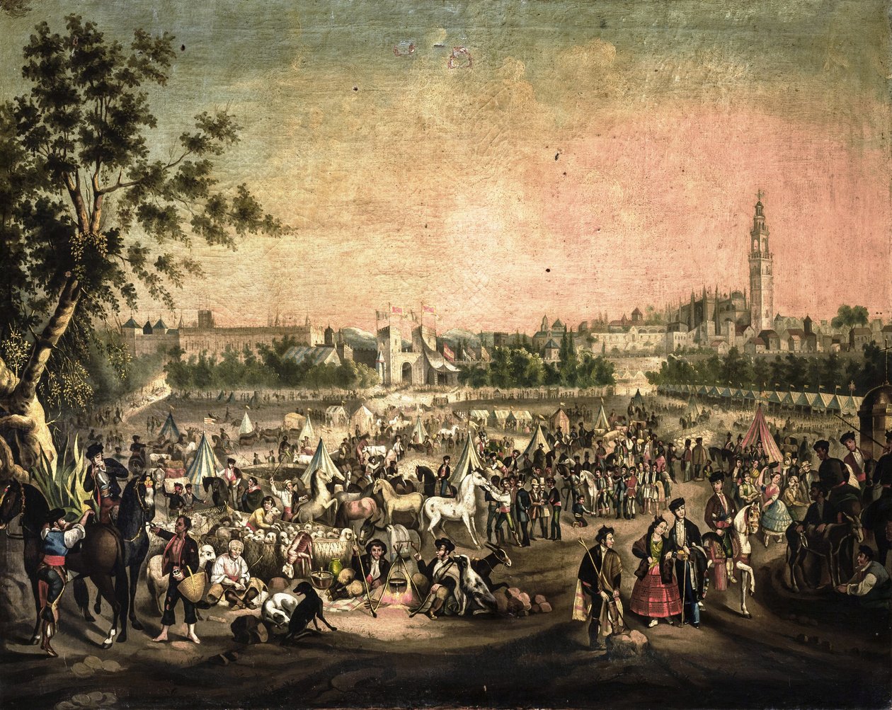 La foire de Séville - Andrés Cortés y Aguilar