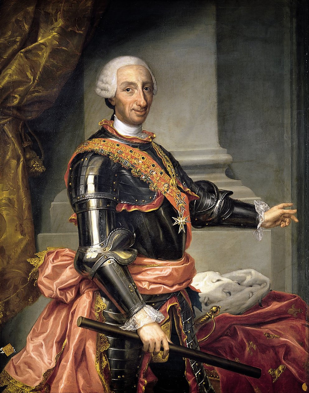 Portrait de Charles III - Andrés de la Calleja