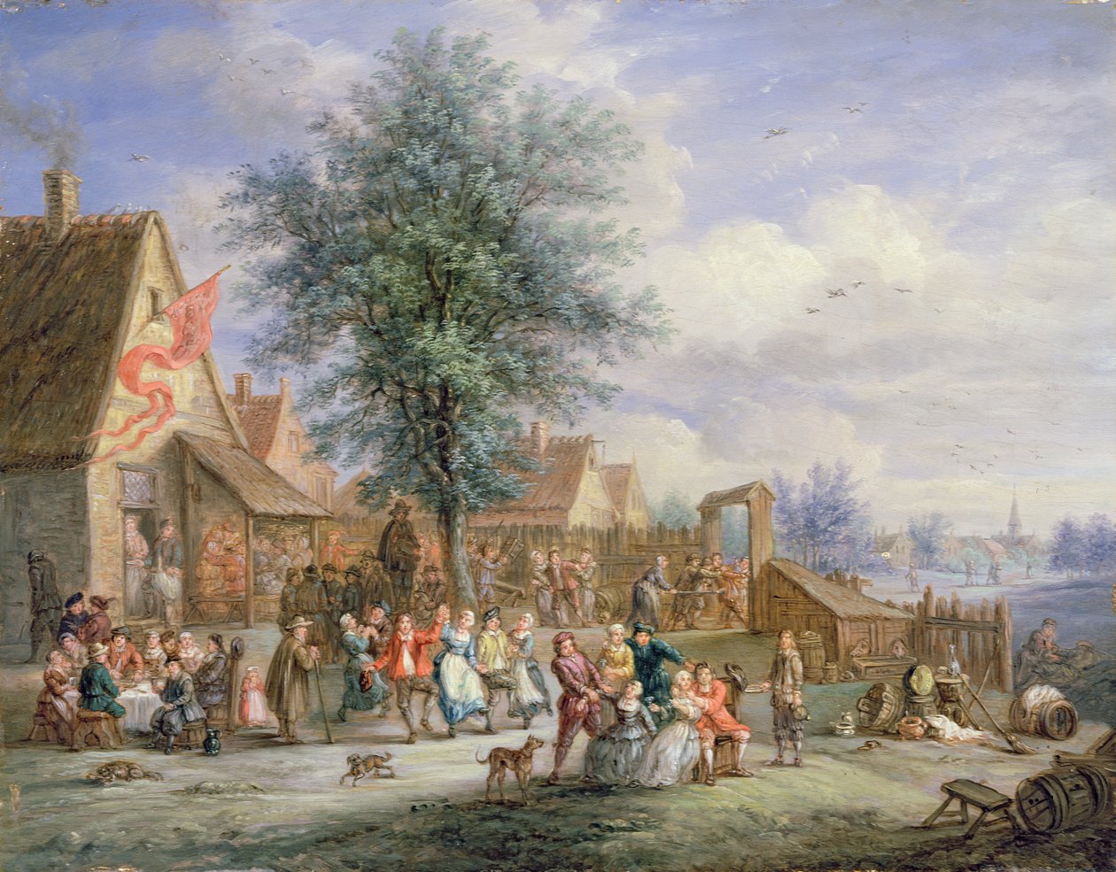 Une kermesse le jour de la Saint-Georges - Angel Alexio Michaut