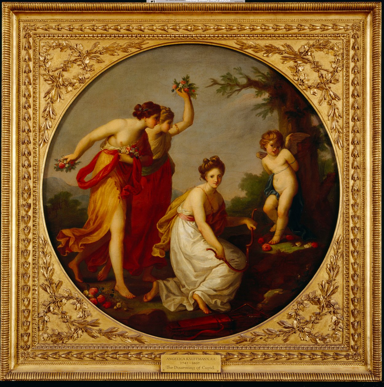 Le désarmement de Cupidon - Angelica Kauffman