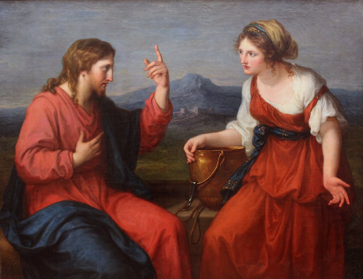 Le Christ et la Samaritaine - Angelica Kauffmann