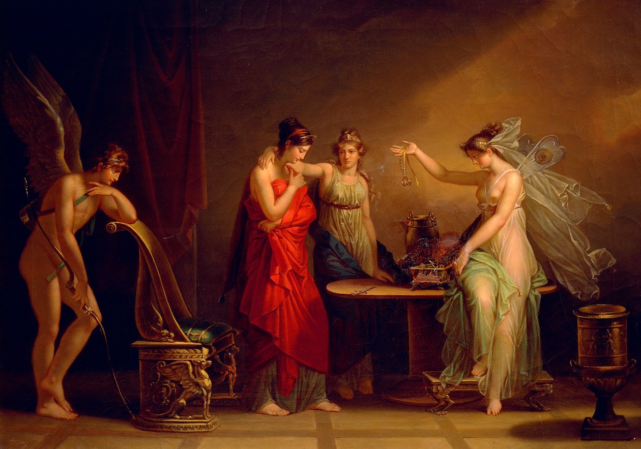 Légende de Cupidon et Psyché - Angelica Kauffmann