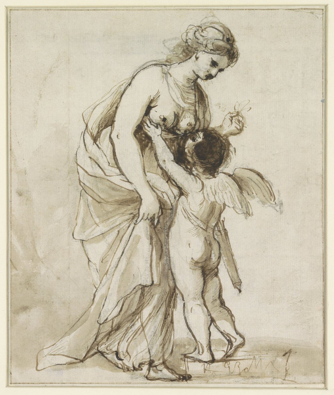 Vénus et Cupidon - Angelica Kauffmann