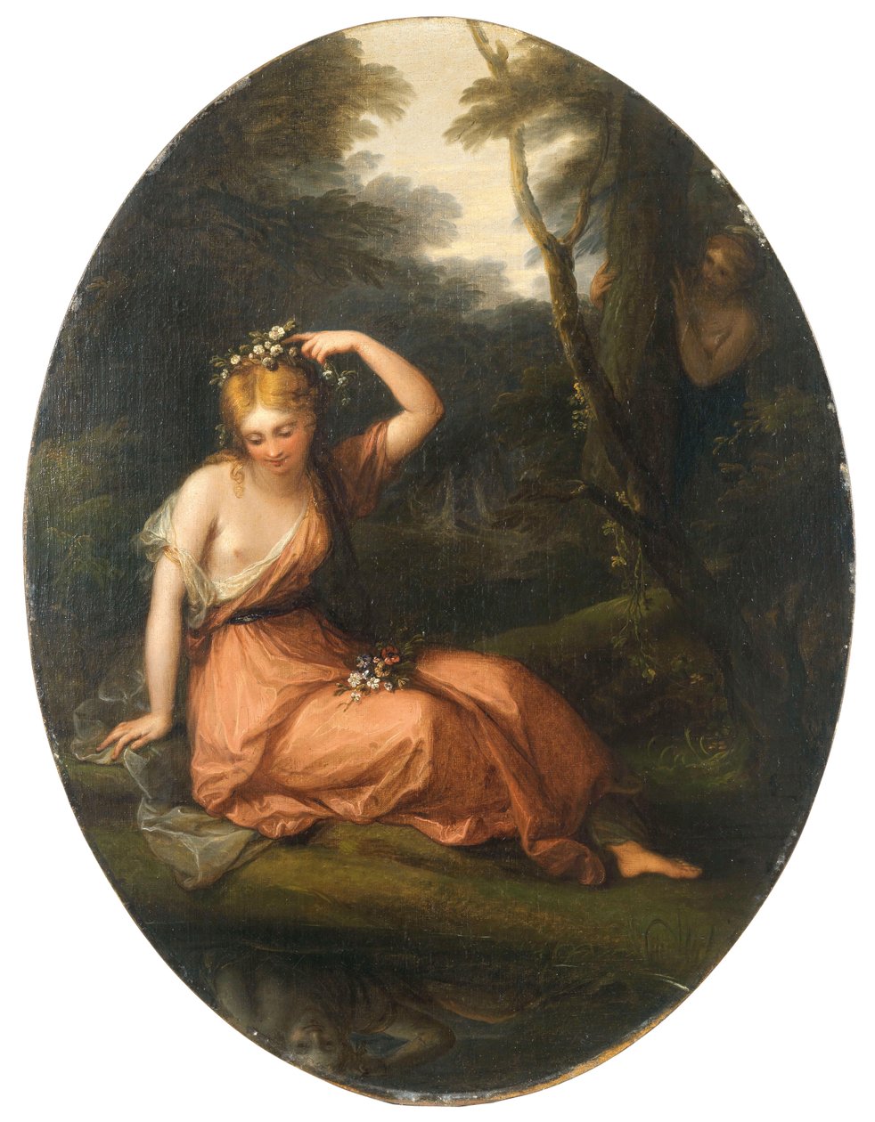 Silvia, se décorant de fleurs sous l'œil de Daphné, 1783
