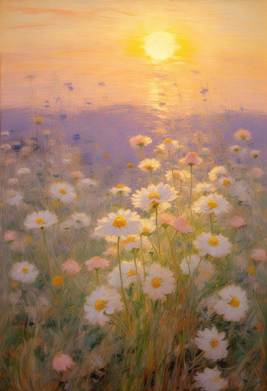 Florales 87, vers 2023 (huile sur toile) - Angelita Hawke