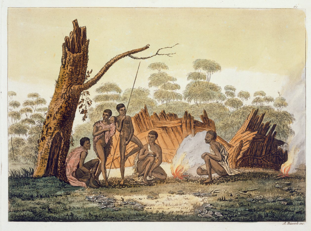 Habitants de Loro, Nouvelle-Hollande, planche 60 de 