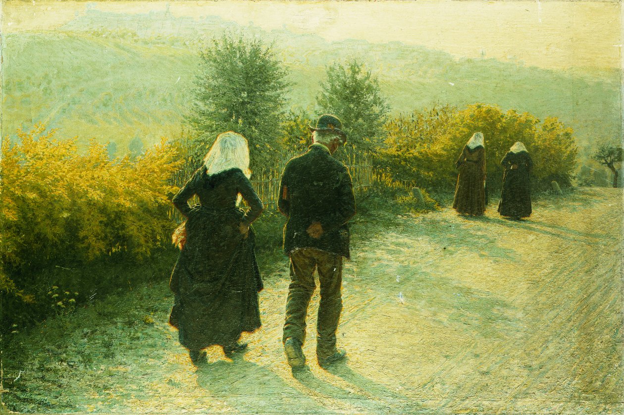Alla Domenicale, 1890 - Angelo Morbelli