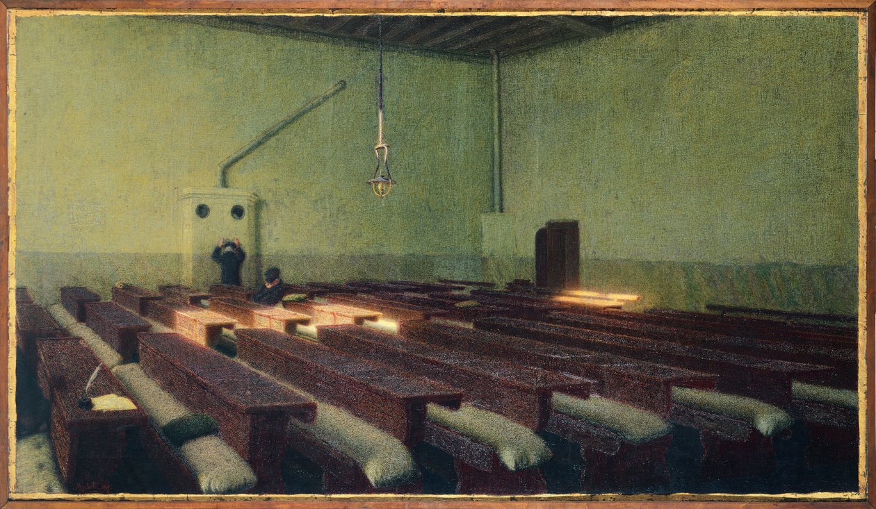 Noël à Pio Albergo Trivulzio par Angelo Morbelli (1854-1919) - Angelo Morbelli