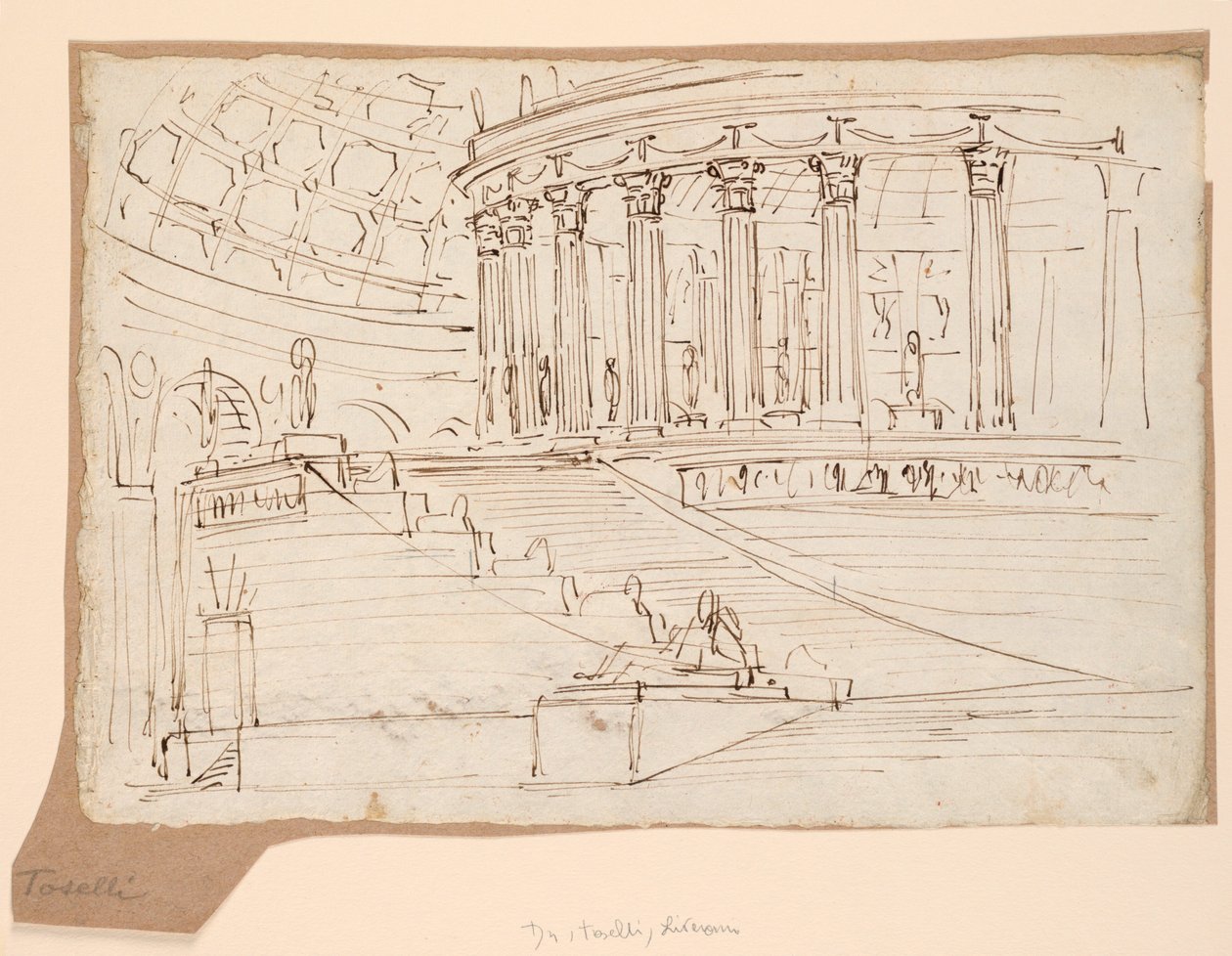 Décor de scène, intérieur d