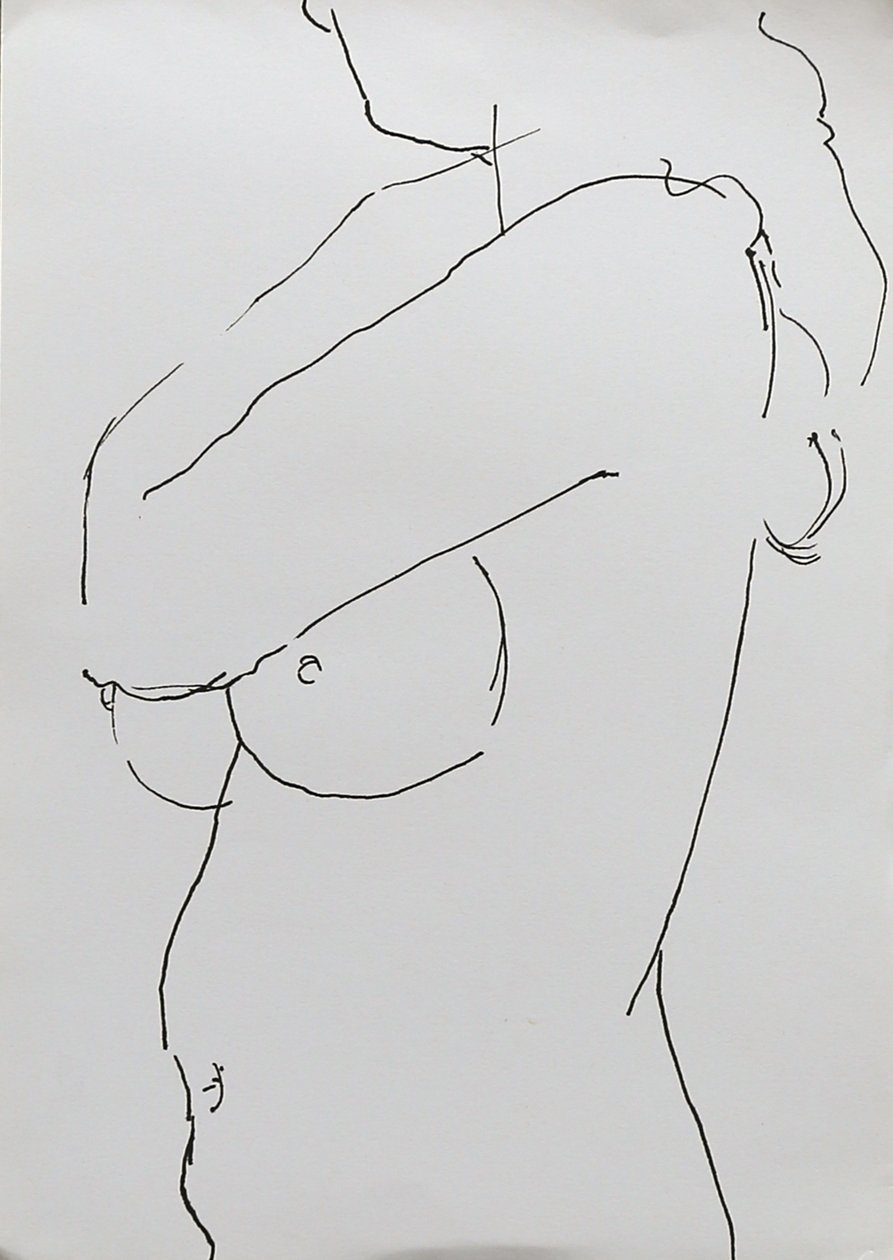 Nu avec bras croisé, 2019 - Angie Kenber