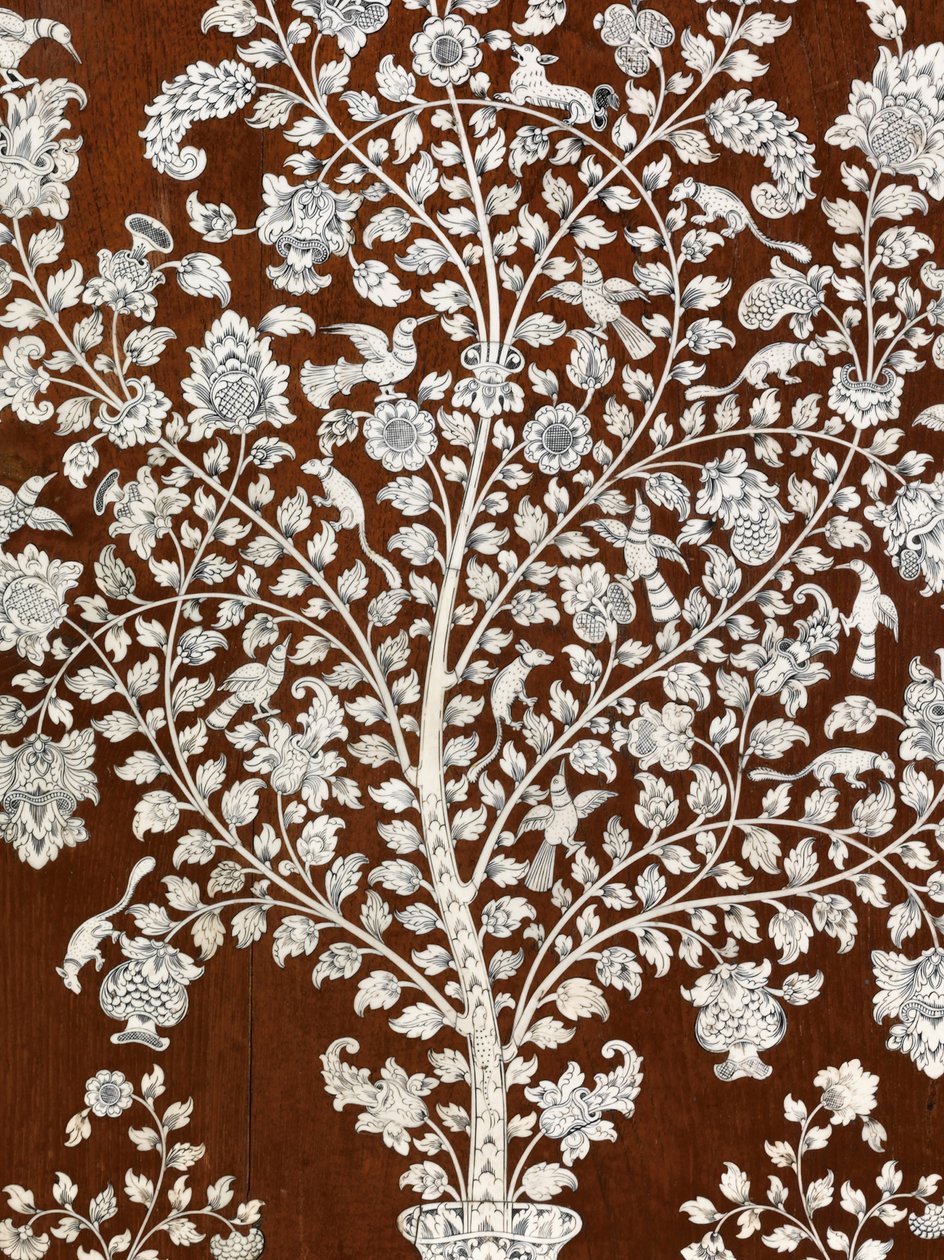 Bureau-cabinet, Vizagapatam, vers 1720-30 - Anglo Indian School