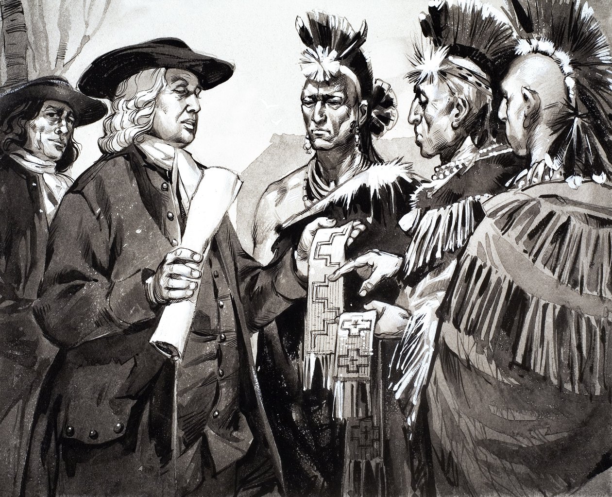 Une nation divisée, illustration tirée de "The Making of America" (La fabrication de l