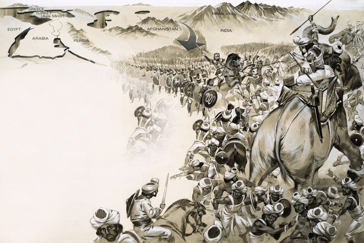 Alexandre le Grand envahit l
