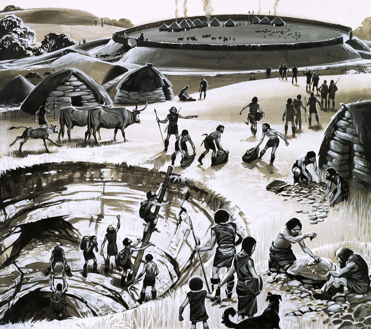 En Grande-Bretagne, il y a 4 000 ans - Angus McBride